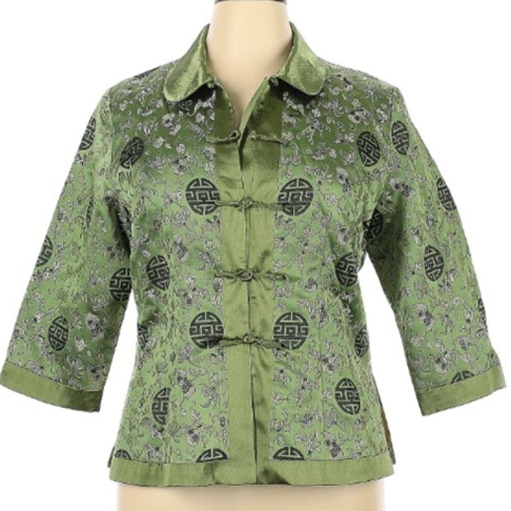 Oriental style brocade jacket